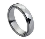 Domed Faceted with Stepped Edge - Pasha Fine Jewelry