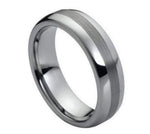 Polished Shiny with Brushed Center - Pasha Fine Jewelry