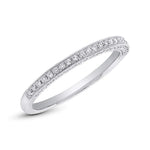 3 Sided Pave Band - Pasha Fine Jewelry