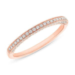 3 Sided Pave Band - Pasha Fine Jewelry