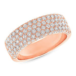 6 Row Pave Band - Pasha Fine Jewelry