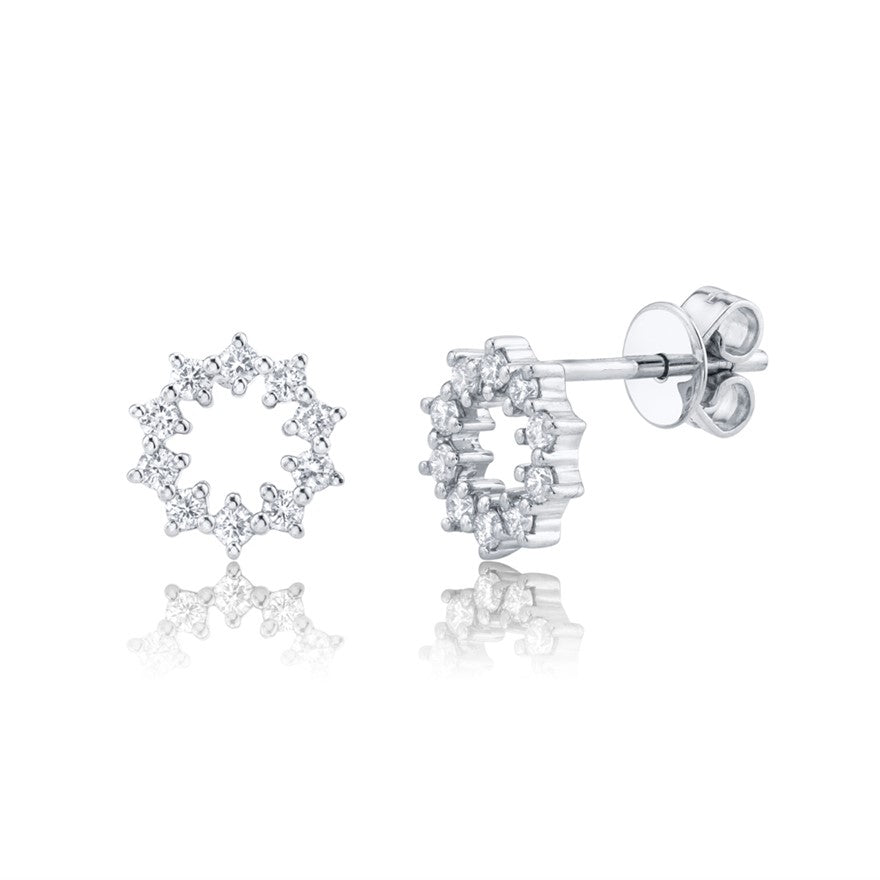 Circle Studs - Pasha Fine Jewelry