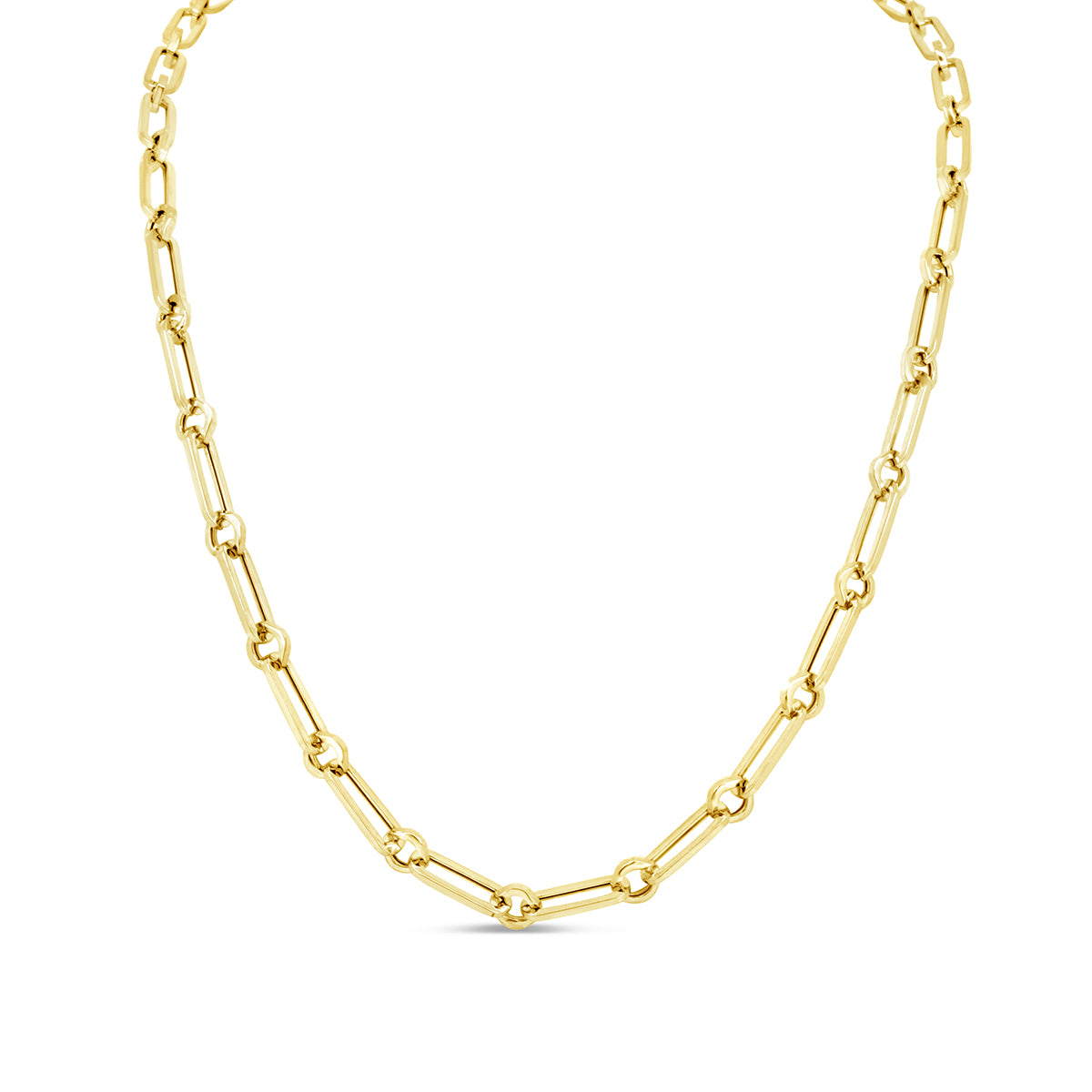 3mm Paper Clip Chain - Pasha Fine Jewelry