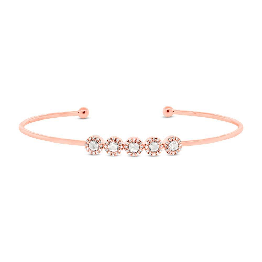0.39ct Diamond Rose Cut Bangle - Pasha Fine Jewelry