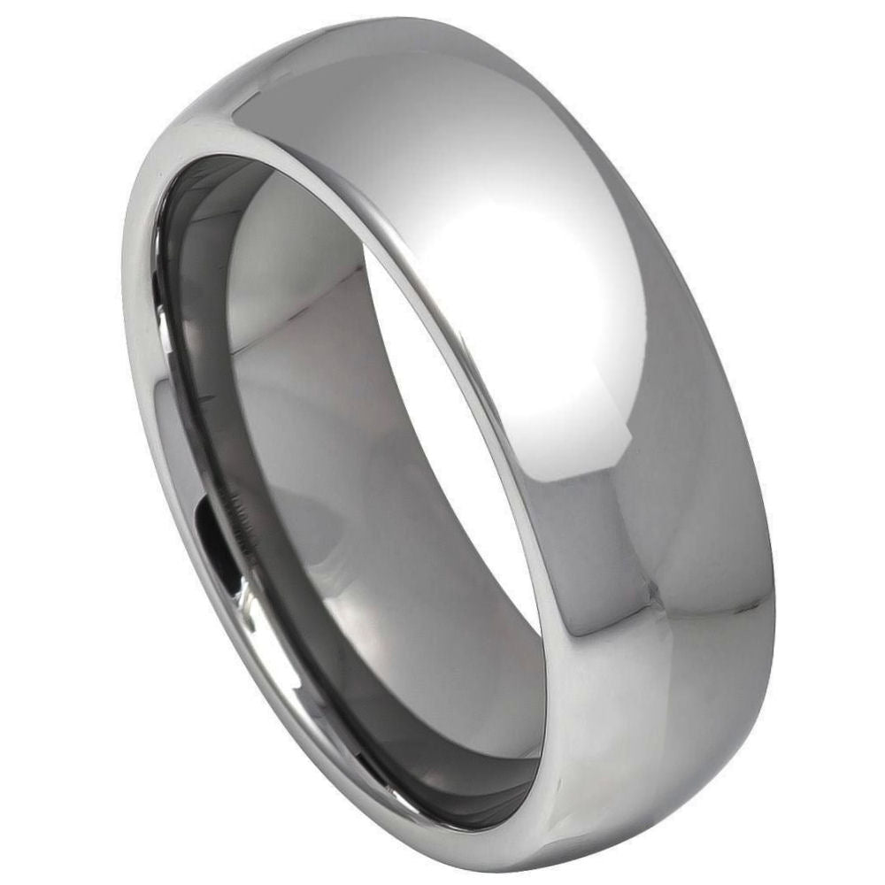 High Polish Classic Domed Band - Pasha Fine Jewelry