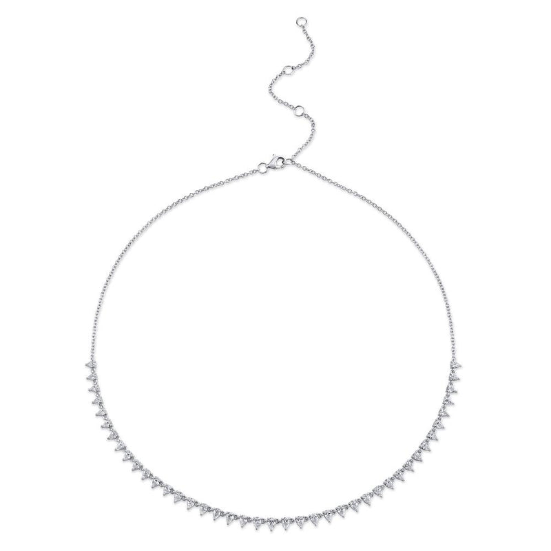Pear Shape Diamond Choker - Pasha Fine Jewelry