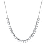 1.25CT Diamond Baguette Necklace - Pasha Fine Jewelry