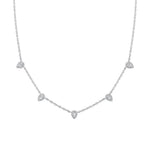 5 Pear Shaped Diamond Necklace - Pasha Fine Jewelry