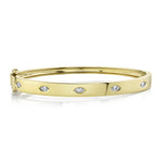 0.46ct Diamond Marquise Bezel Bangle - Pasha Fine Jewelry