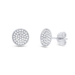 Pave Studs - Pasha Fine Jewelry