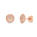 Pave Studs - Pasha Fine Jewelry