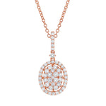 Oval Cluster Necklace - Pasha Fine Jewelry