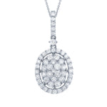 Oval Cluster Necklace - Pasha Fine Jewelry