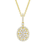 Oval Cluster Necklace - Pasha Fine Jewelry