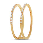 2 Row Ring - Pasha Fine Jewelry