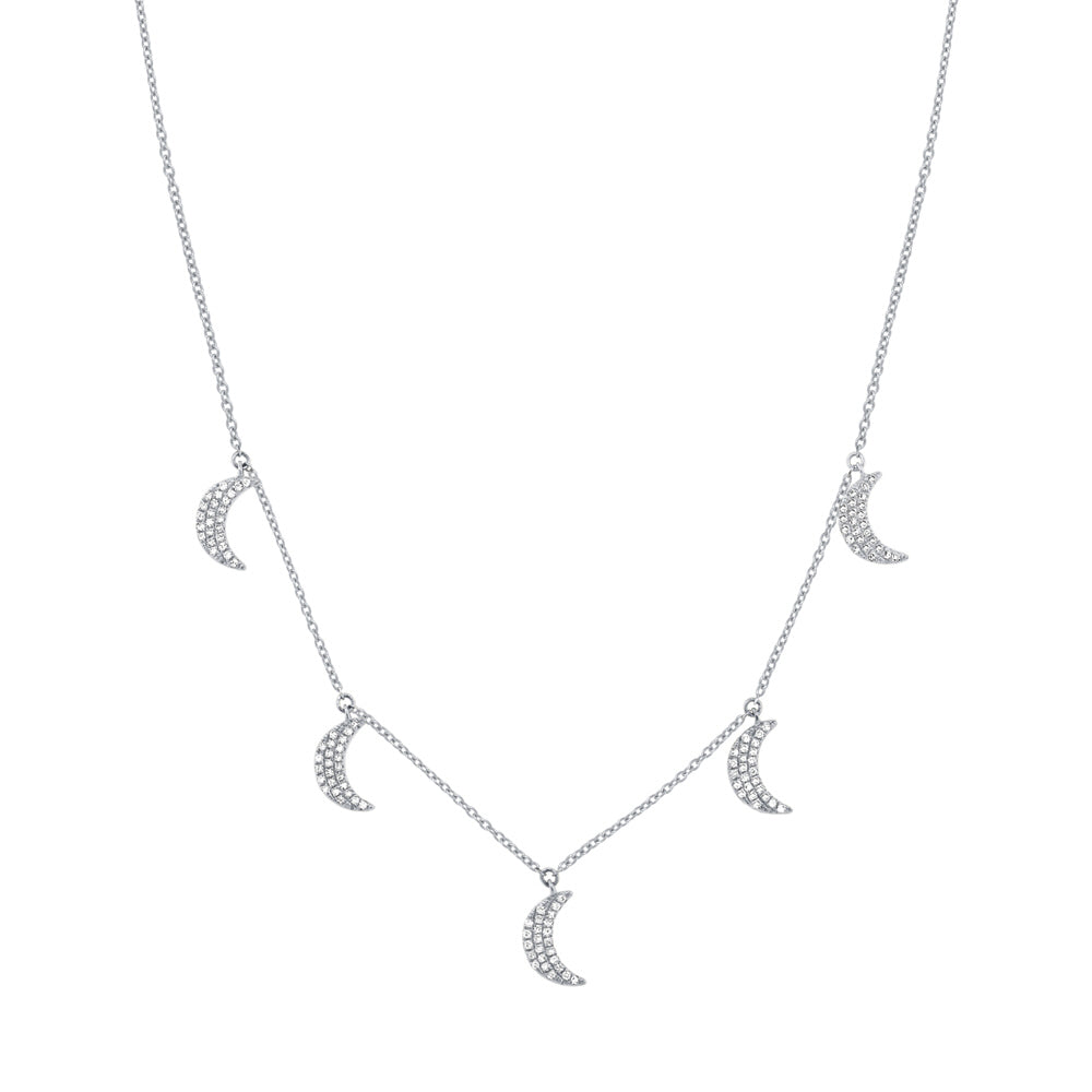 Crescent Moon Necklace - Pasha Fine Jewelry