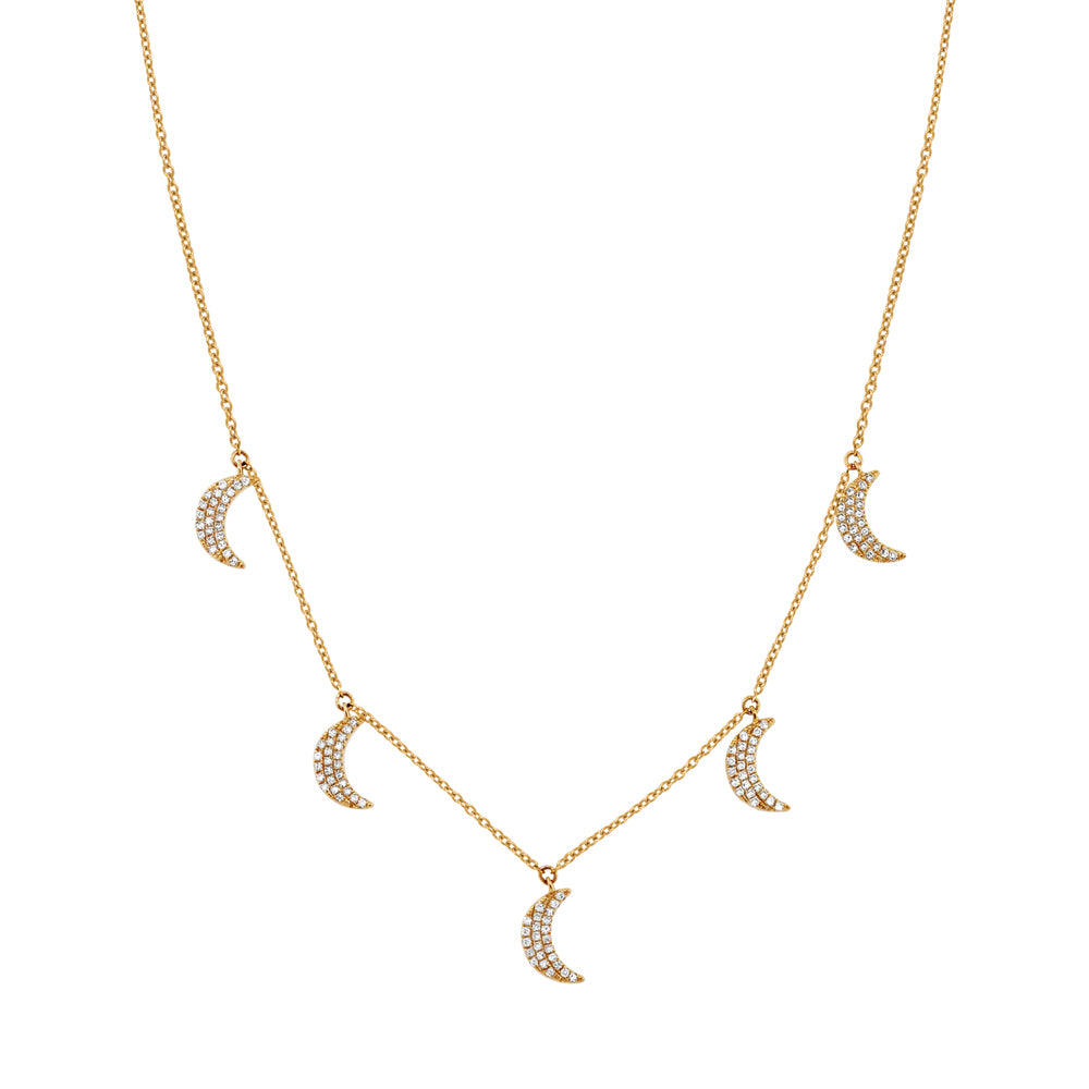 Crescent Moon Necklace - Pasha Fine Jewelry