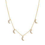 Crescent Moon Necklace - Pasha Fine Jewelry