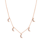 Crescent Moon Necklace - Pasha Fine Jewelry