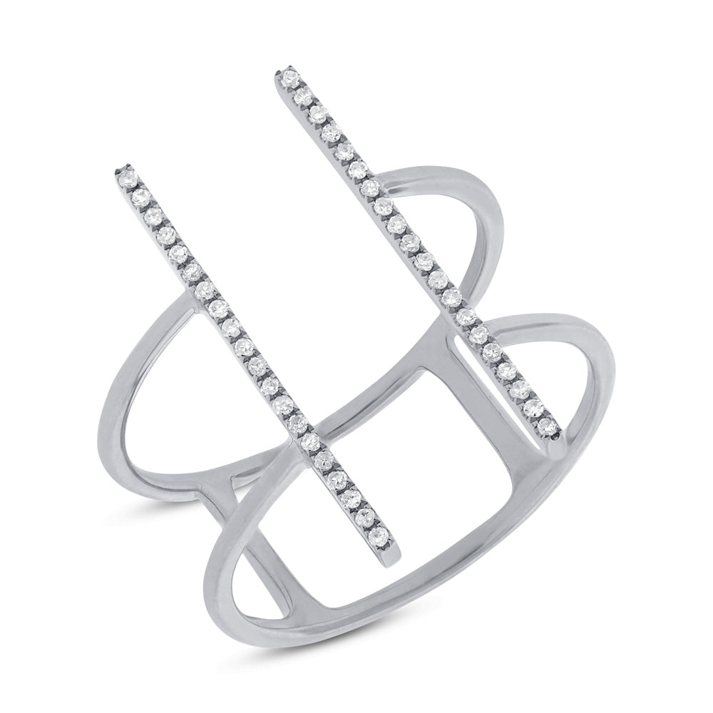 Double Bar Ring - Pasha Fine Jewelry