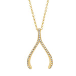 Wishbone Necklace - Pasha Fine Jewelry