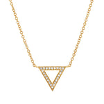 Triangle Necklace - Pasha Fine Jewelry