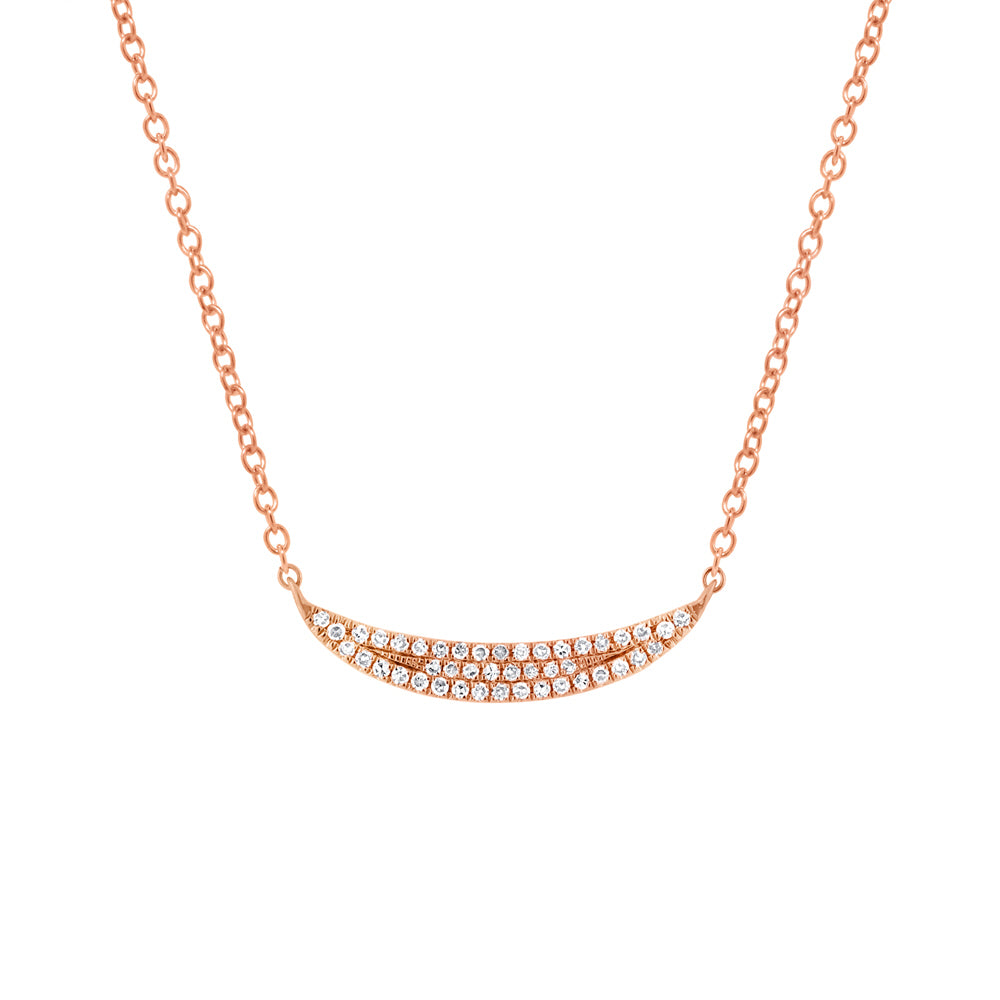 Crescent Moon Necklace - Pasha Fine Jewelry