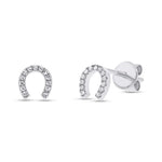 Horseshoe Studs - Pasha Fine Jewelry