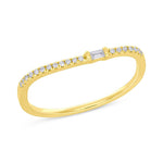 Single Baguette Ring - Pasha Fine Jewelry