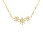 3 Star Necklace - Pasha Fine Jewelry