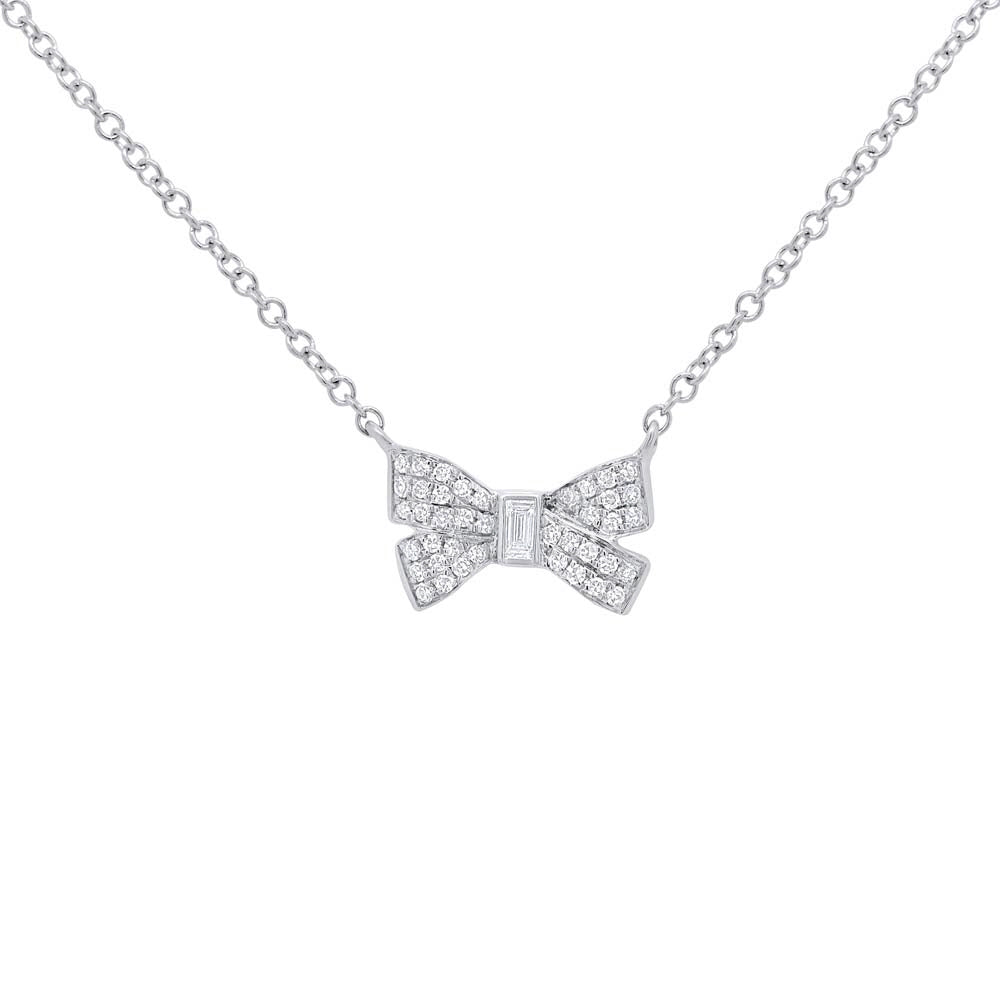 Bow Necklace - Pasha Fine Jewelry