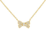 Bow Necklace - Pasha Fine Jewelry