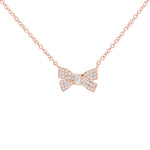 Bow Necklace - Pasha Fine Jewelry